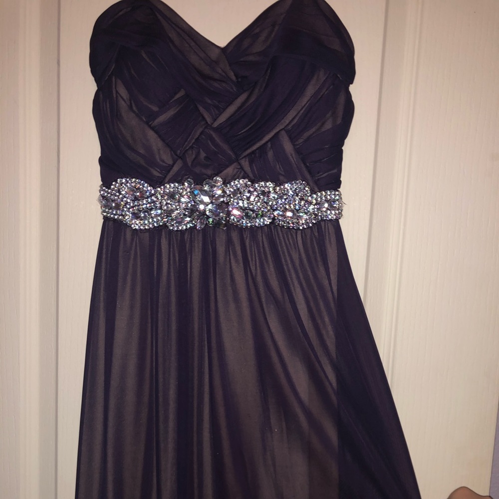 Long Purple evening gown